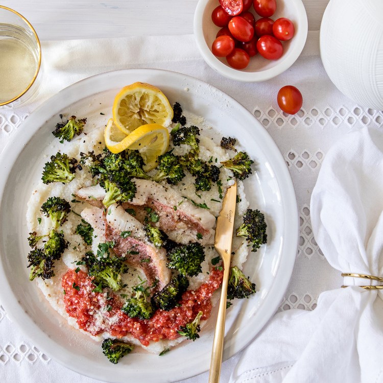 Picture of Redfish & TomatoVinaigrette